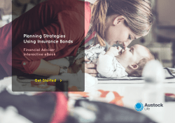 Planning Strategies Using Insurance Bonds
