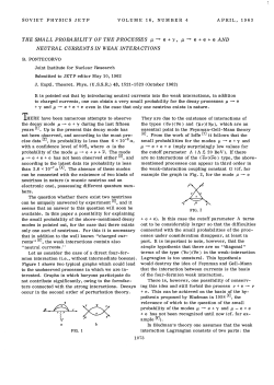 THE SMALL PROBABILITY OF THE PROCESSES 11- e + y