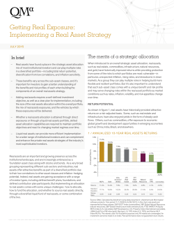 Implementing a Real Asset Strategy
