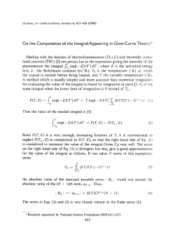 n the Computation of the Integral Appearing in anew