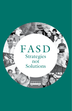 FAS0040 FASD Strategies Not Solutions