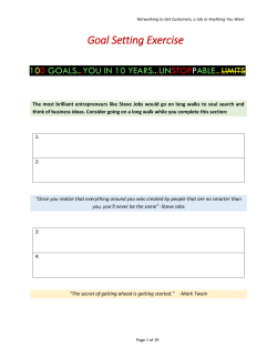 Goal_Setting_Exercise - Haroun Education Ventures
