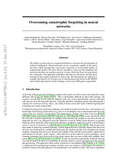 Overcoming catastrophic forgetting in neural networks