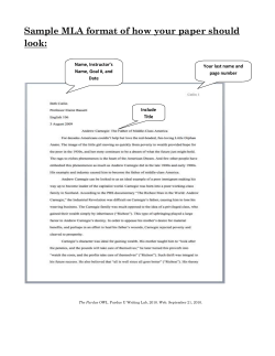 Citing MLA style
