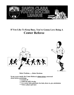 Center Referee Tips