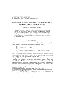 EXISTENCE OF SOLUTIONS FOR NEUTRAL