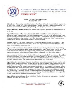 Minutes October 11, 14 Rev 0