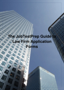 law firm application forms guide