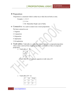 propositional logic
