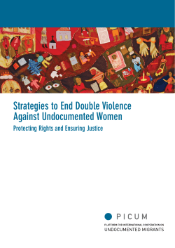 Strategies to End Double Violence Against Undocumented