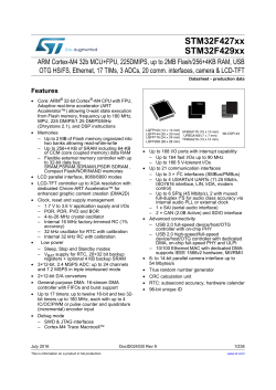 Datasheet - STMicroelectronics