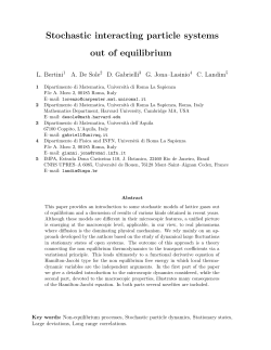 Stochastic interacting particle systems out of equilibrium