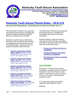 East Kentucky Youth Soccer Association