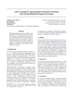 Active Learning for Approximation of Expensive Functions