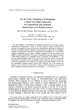 On the Time-Complexity of Broadcast in Multi