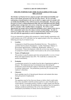 CNM1 Grade - Brothers of Charity