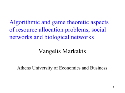 Algorithmic Aspects of Game Theory and Microeconomics