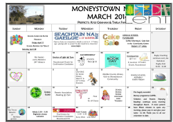 March 2014 - Moneystown NS