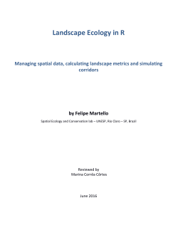 Managing Spatial Data in R - leec