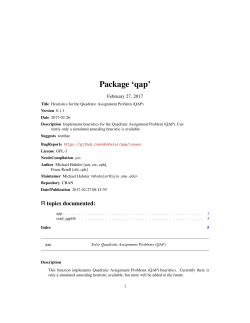 Package `qap`