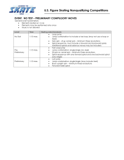 No Test &ndash; Prelim Compulsory moves