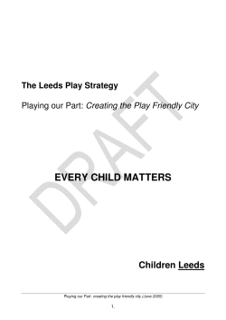 every child matters - Meetings, agendas and minutes