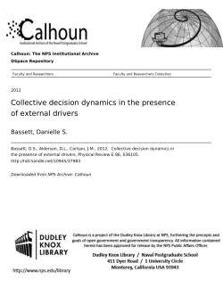 Collective decision dynamics in the presence of external drivers