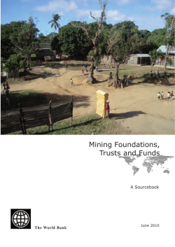 Mining Foundations, Trusts and Funds