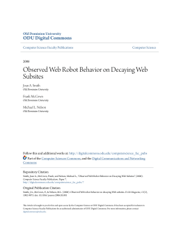 Observed Web Robot Behavior on Decaying Web Subsites