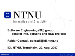 SU presentation of 22 Aug. 2007 ( -- 456 KB)