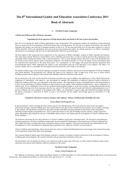 Educare &ndash; a gendered concept? - Gender and Education Association