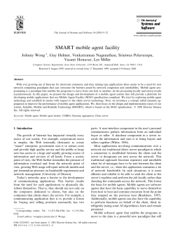 SMART mobile agent facility