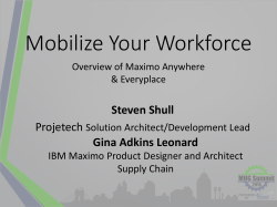 Maximo Anywhere 7.5.1