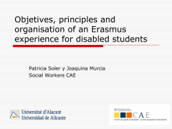 La Discapacidad y sus tipolog&iacute;as