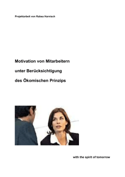 Was versteht man unter Motivation