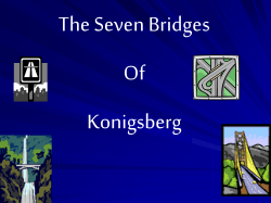 The Seven Bridges of Konigsberg