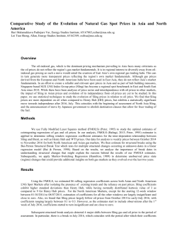Increased spot trade in Asia together with market liberalization