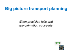Modelling Choices - Transport Futures
