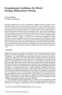 Completeness Conditions for Mixed Strategy Bidirectional Parsing
