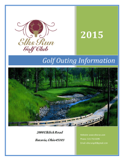 Golf Outing Information