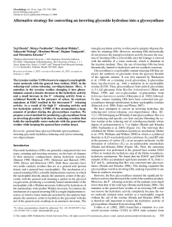 Alternative strategy for converting an inverting glycoside hydrolase