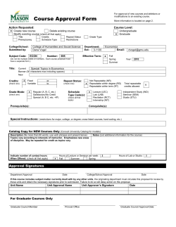 Memorandum for Economics of Regulation
