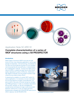 Application Note SC-XRD 51 Complete characterization of
