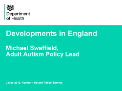 Michael Swaffield Belfast Summit 2013