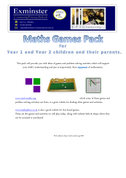 KS1 Games - Home - Exeter Consortium