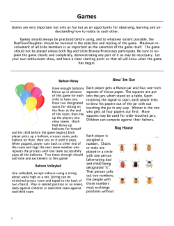 Games - Wilmington Family YMCA