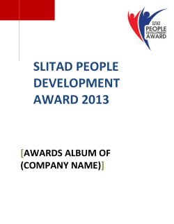 AWARDS ALBUM OF (company name)