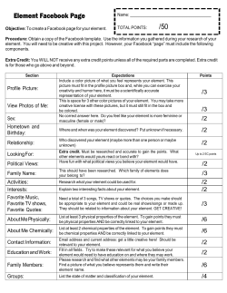 Microsoft Word - 11- facebook directions and rubric