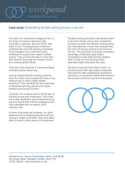 Case study: Embedding flexible working proves a win-win