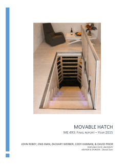 Movable HAtch - Portland State University